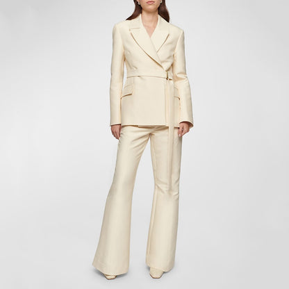 Women's Solid Color Lapel Summer Blazer
